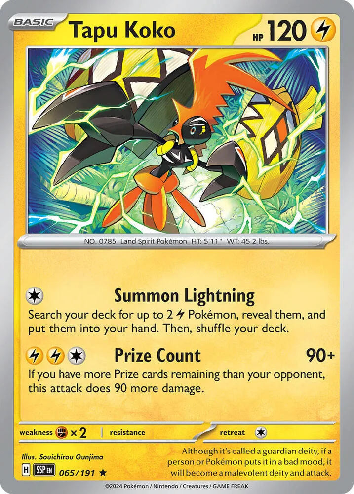Tapu Koko (Non-Holo) thumbnail