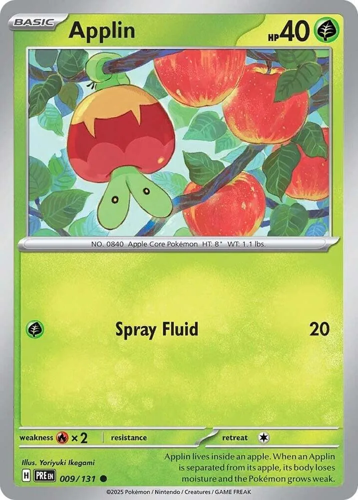 Applin card front
