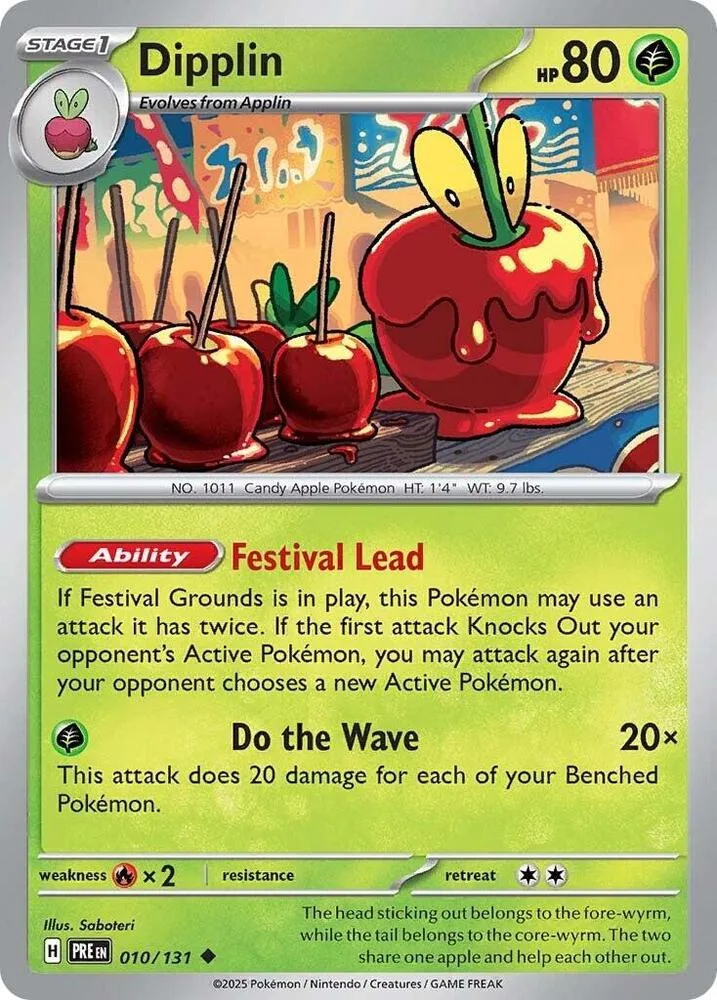 Dipplin card front