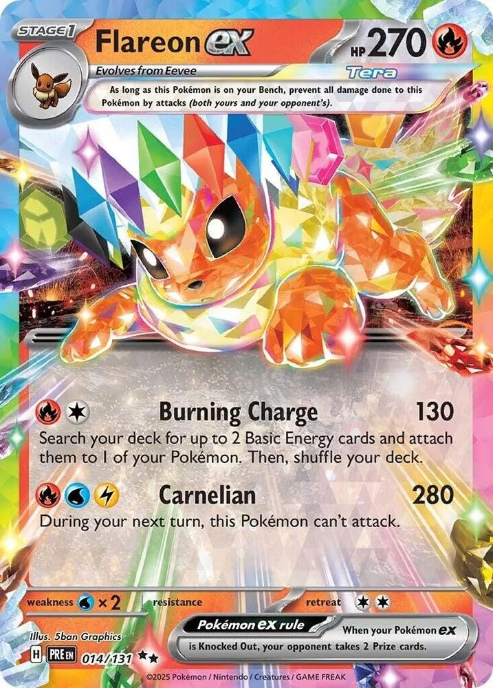 Flareon ex card front