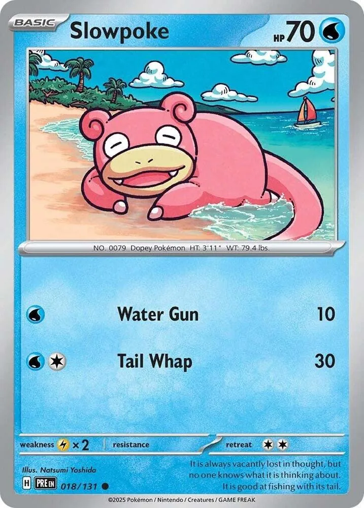 Slowpoke card front