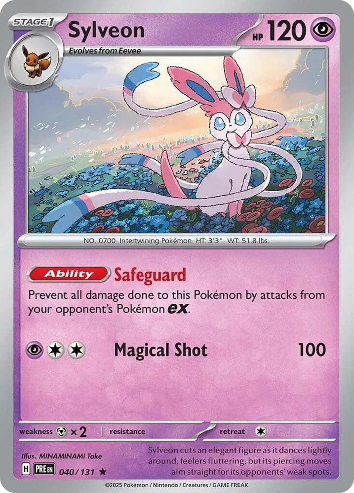 Sylveon card front
