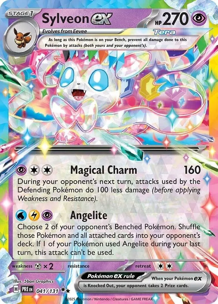 Sylveon ex card front