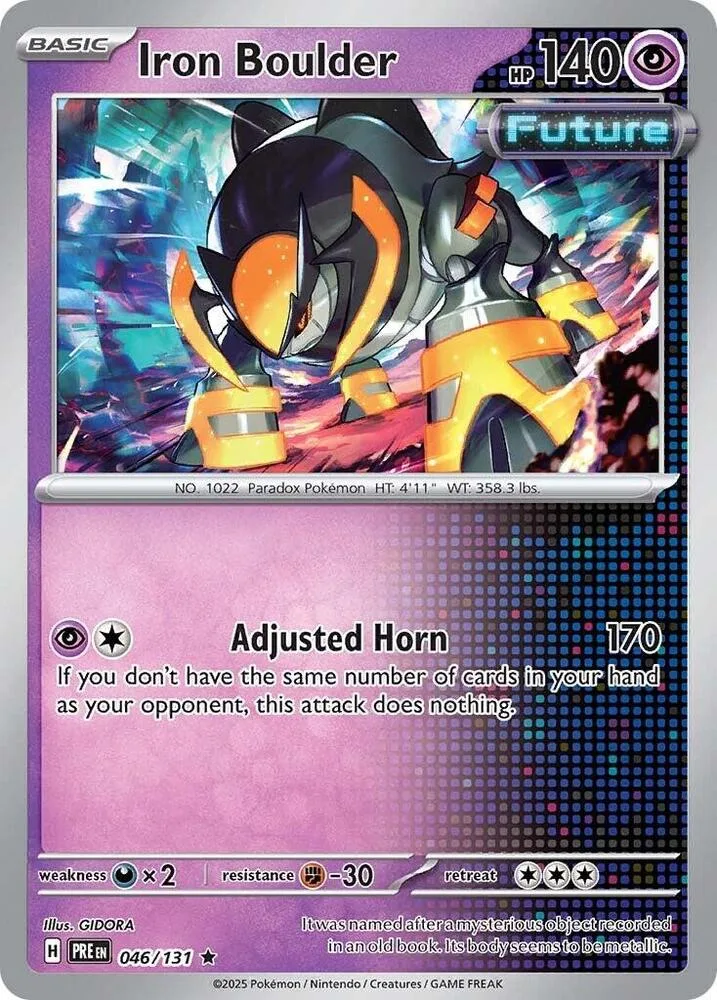 Iron Boulder card front