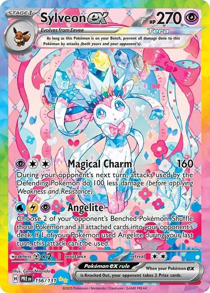 Sylveon ex Holofoil card