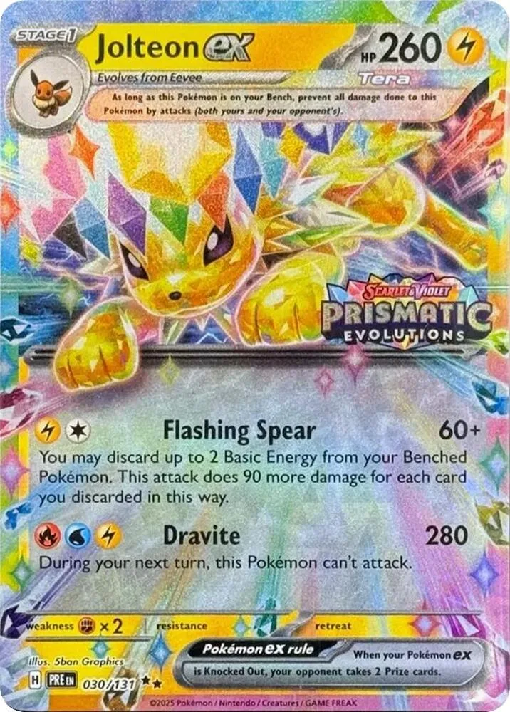 Jolteon ex (Set Stamp) thumbnail