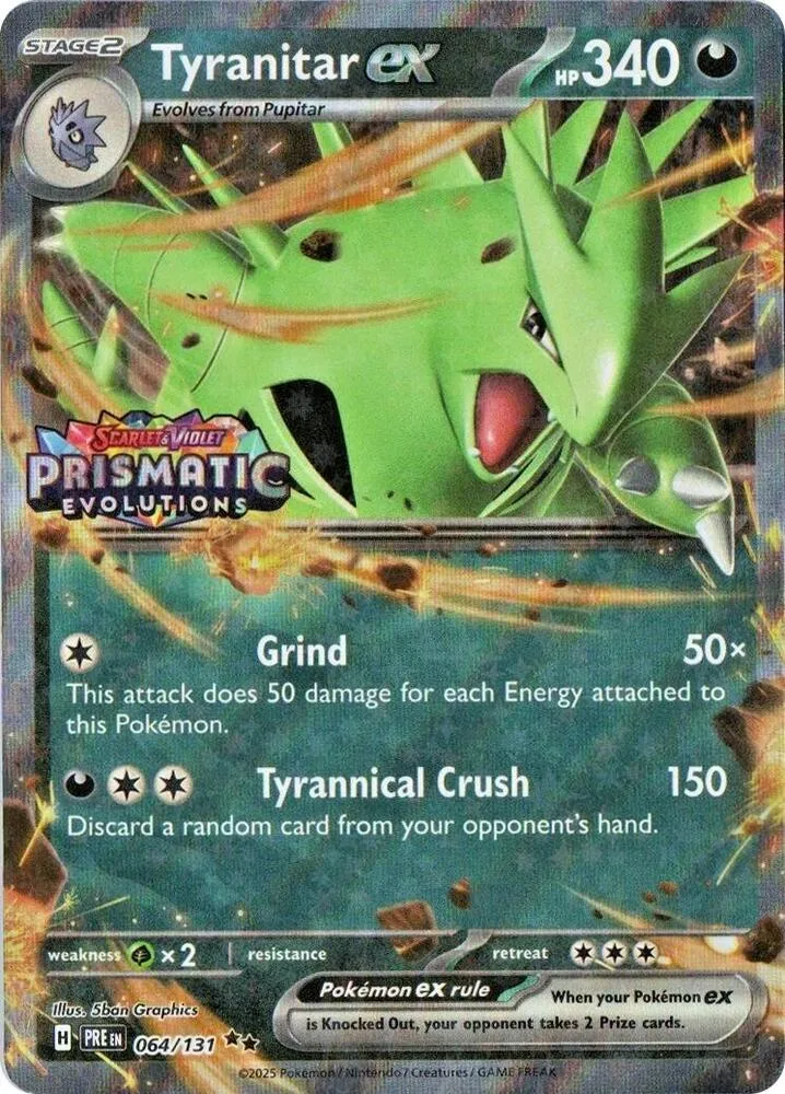 Tyranitar ex (Set Stamp) thumbnail