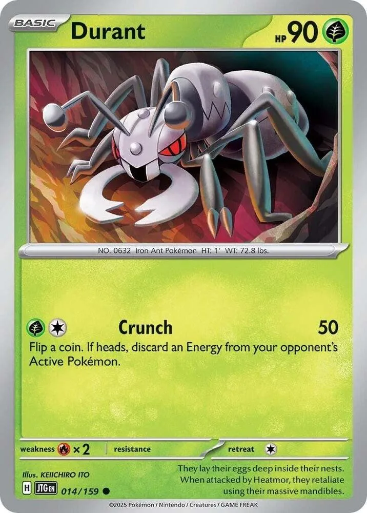 Durant card front