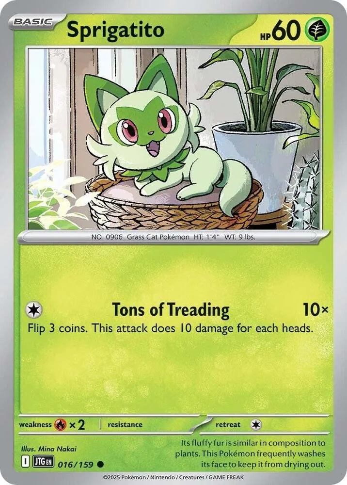 Sprigatito card front
