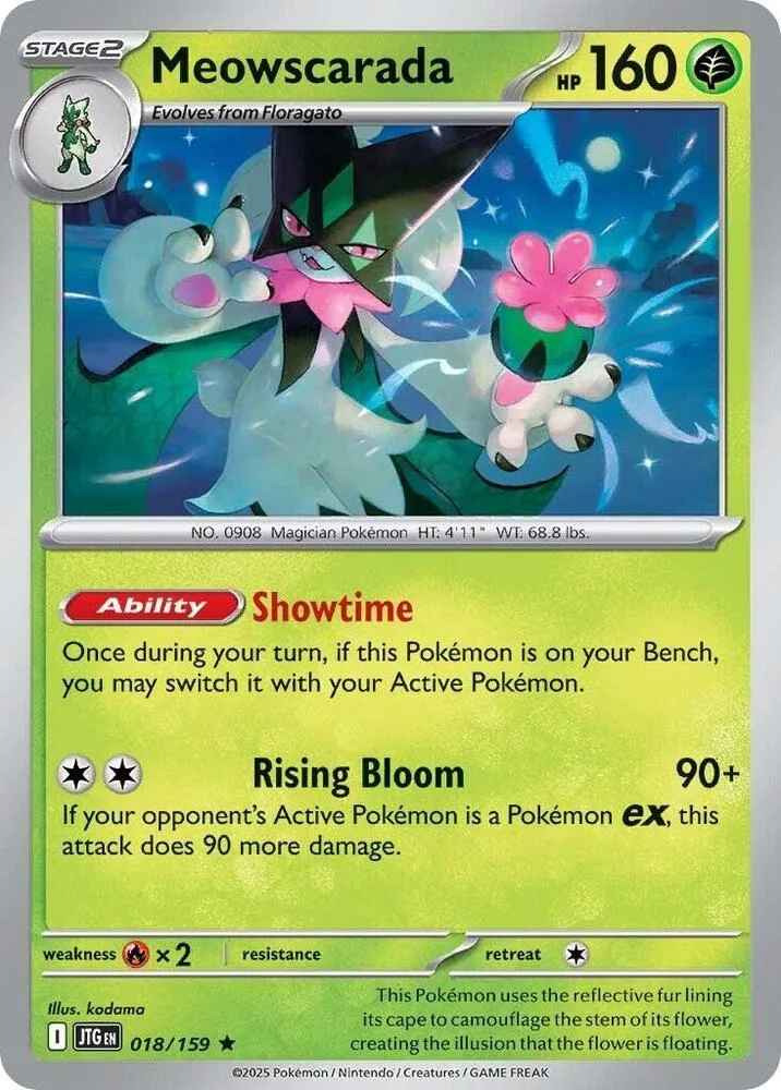 Meowscarada card front