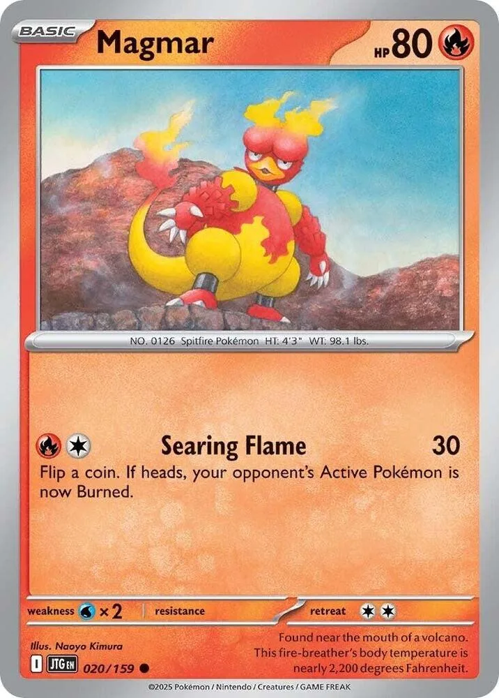 Magmar card front