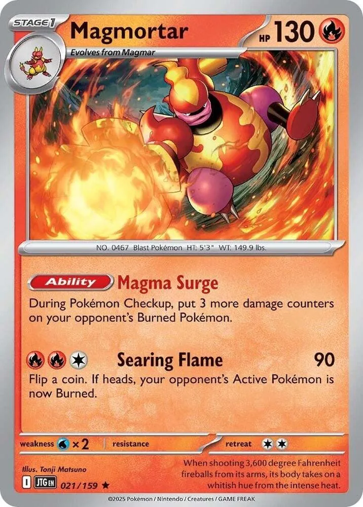 Magmortar card front