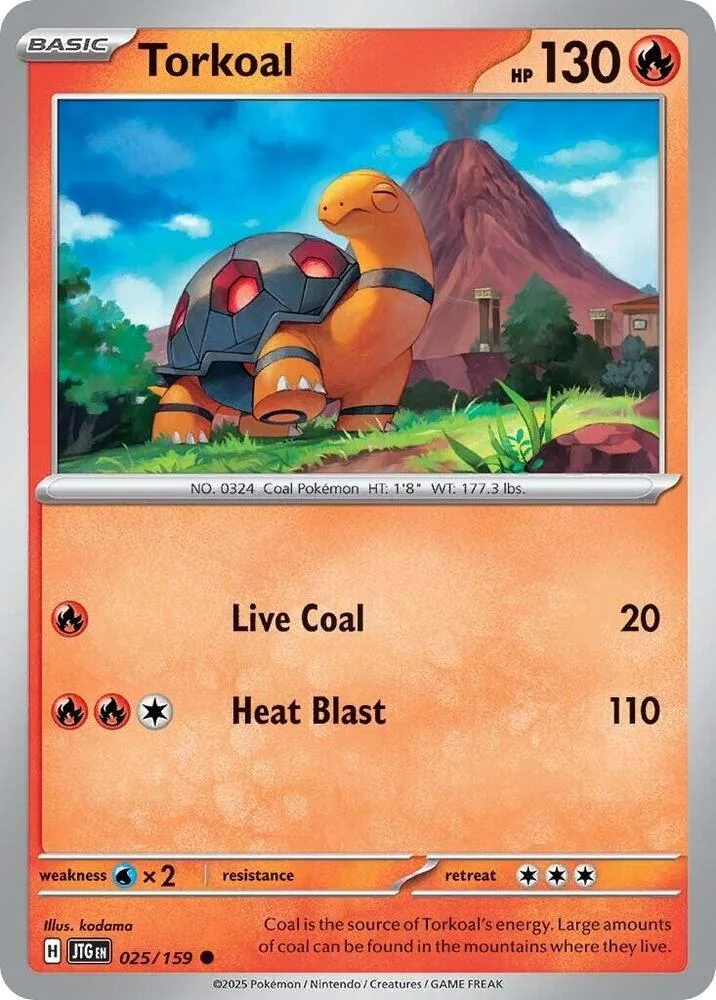 Torkoal card front
