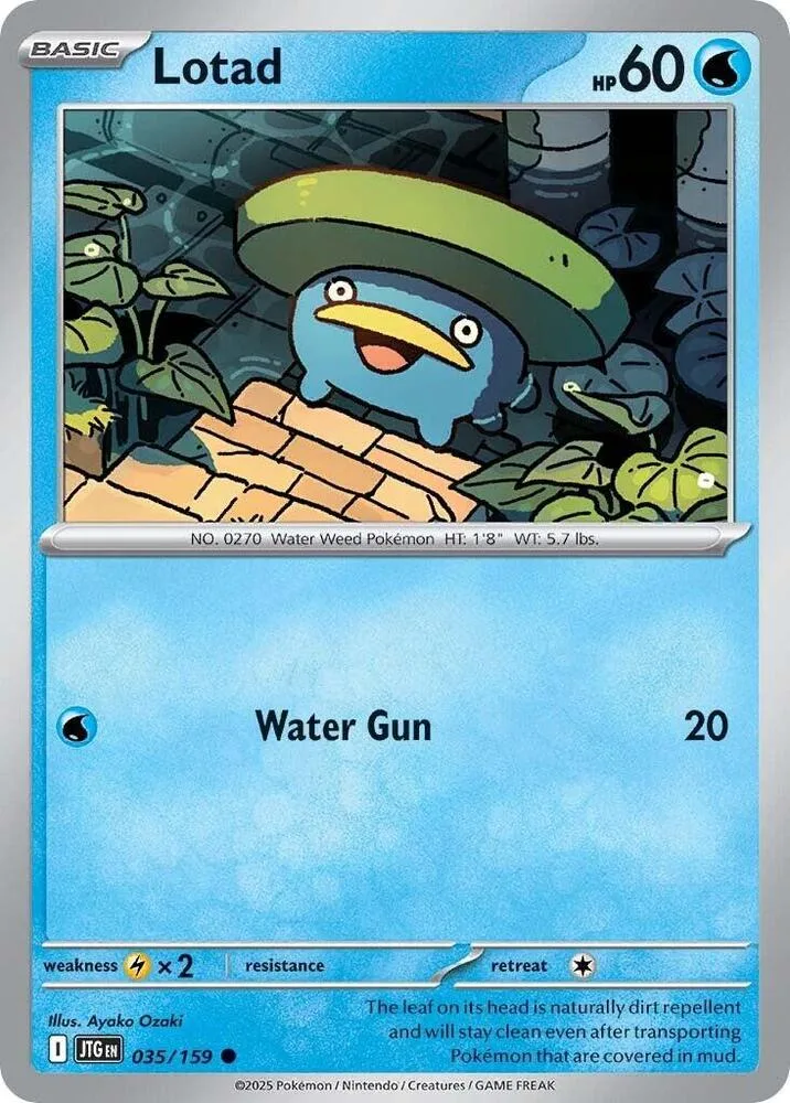 Lotad card front