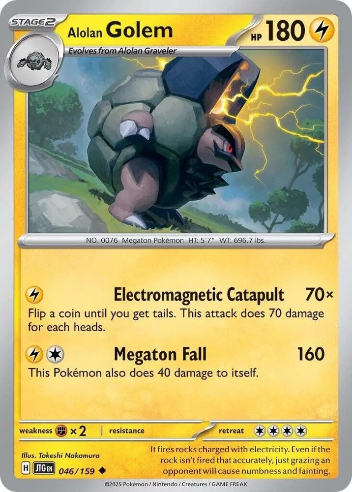 Alolan Golem card front