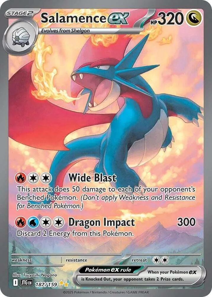 Salamence ex Holofoil card