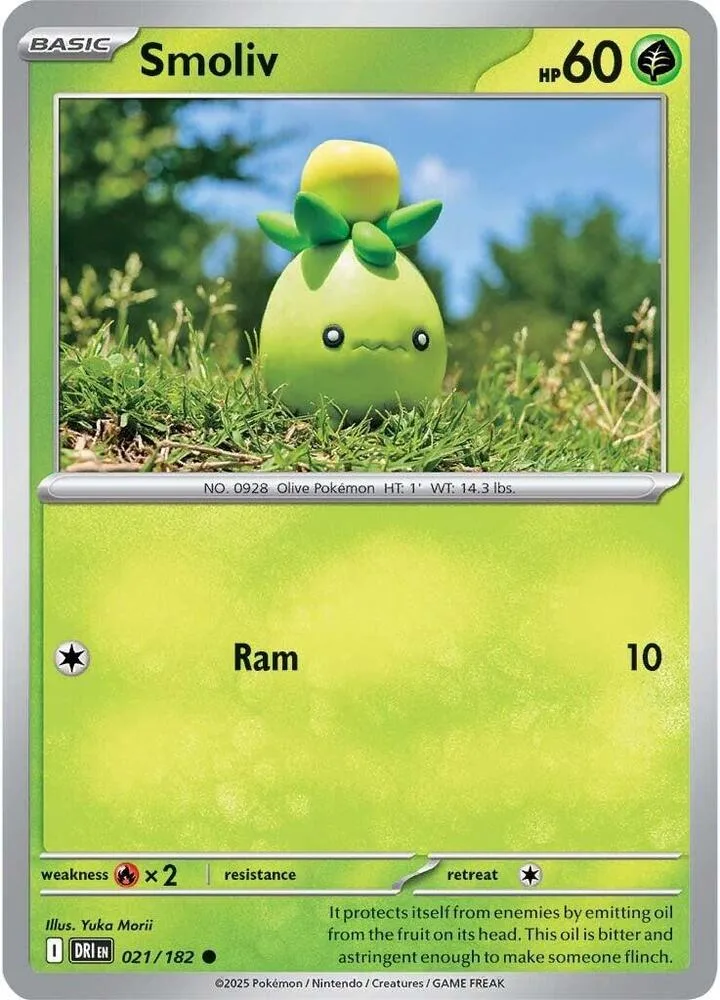 Smoliv card front
