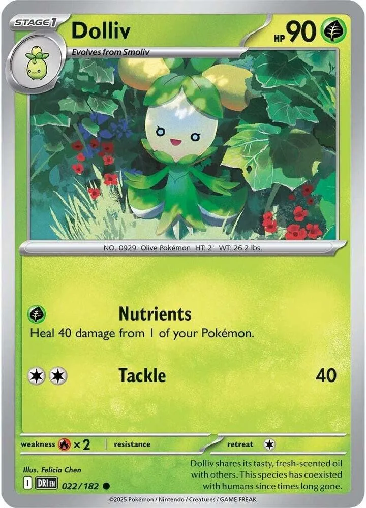 Dolliv card front
