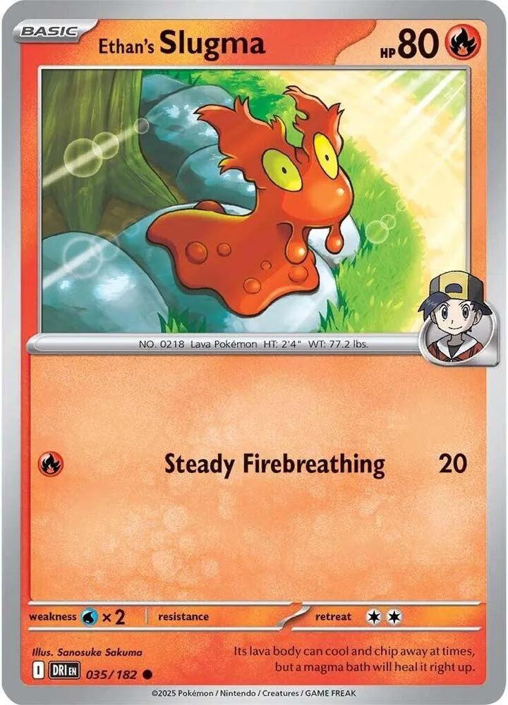 Ethan's Slugma card front