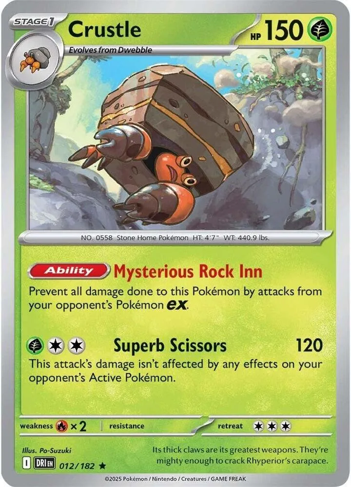 Crustle card front