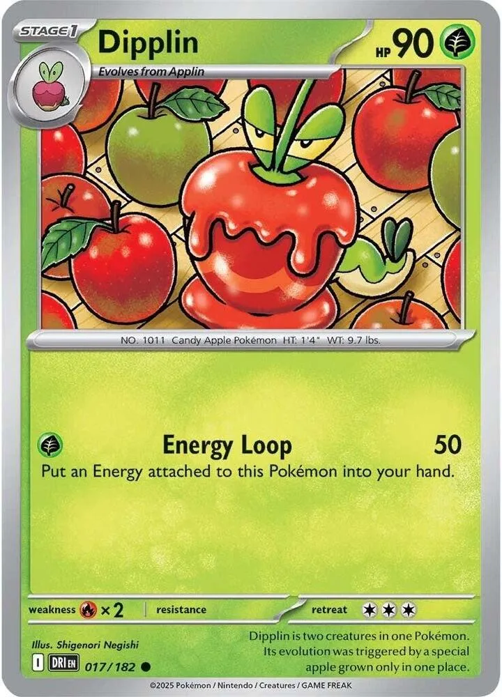 Dipplin card front