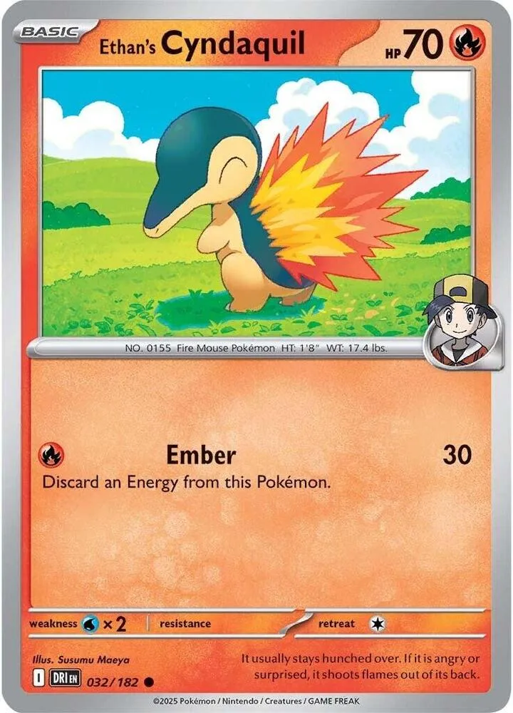 Ethan's Cyndaquil card front