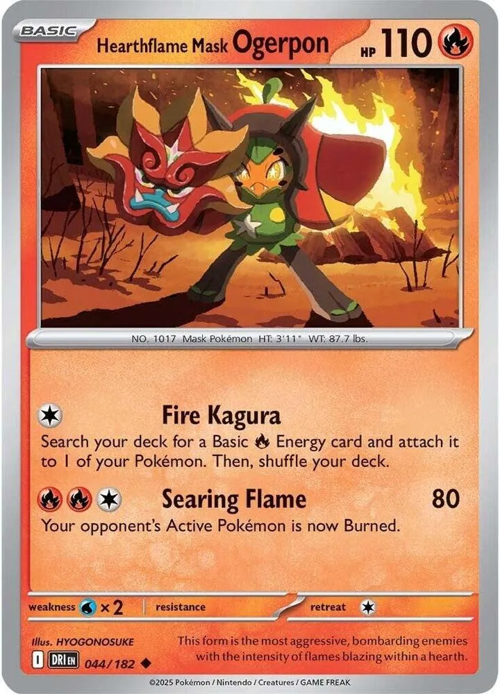 Hearthflame Mask Ogerpon card front