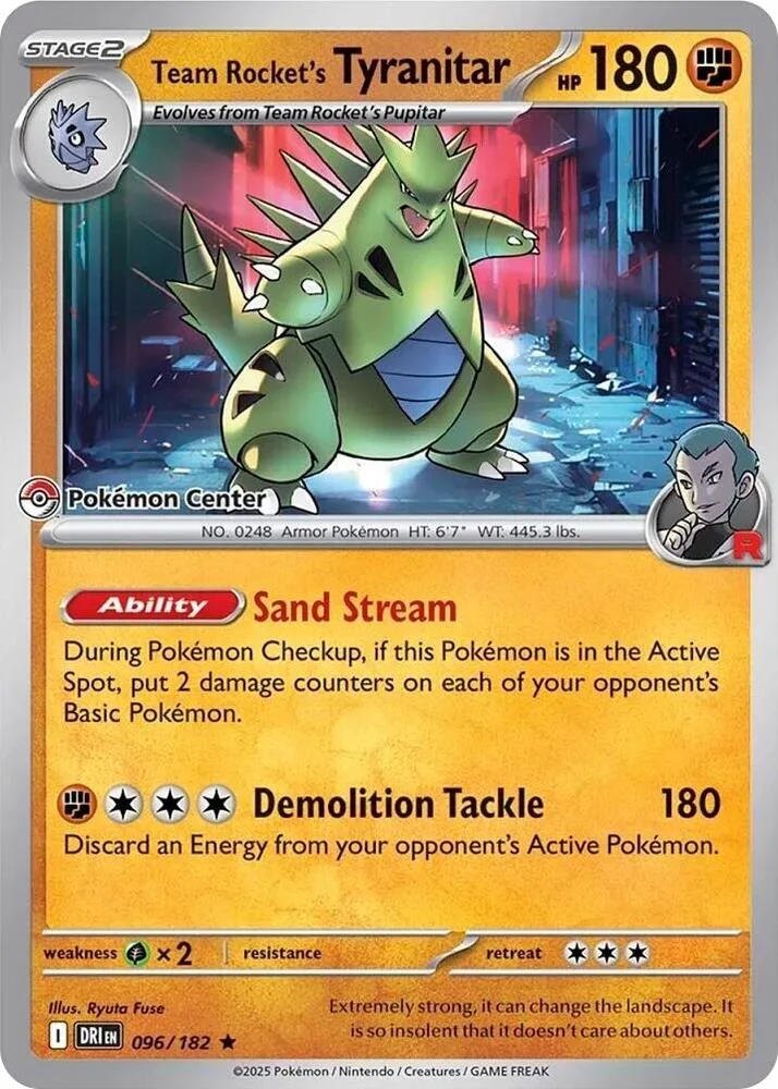 Team Rocket's Tyranitar (Pokémon Center) thumbnail