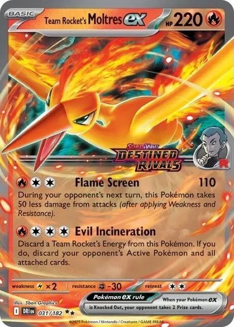 Team Rocket's Moltres ex (Set Stamp) thumbnail