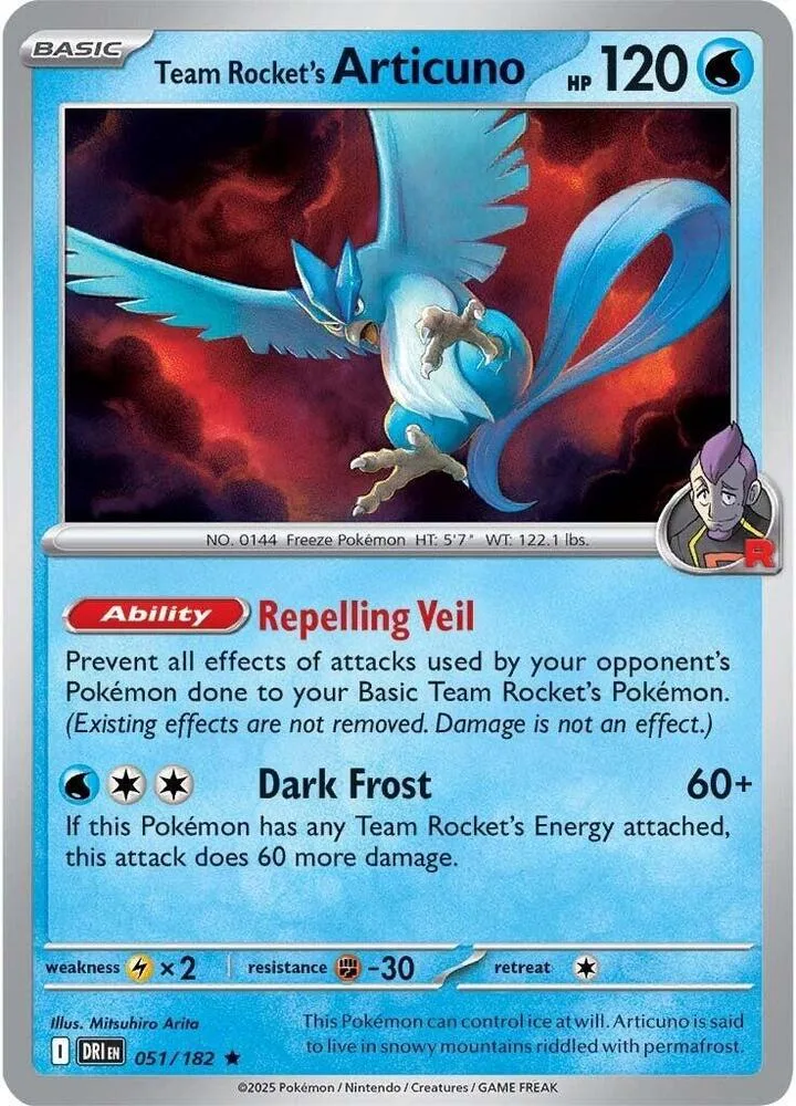 Team Rocket's Articuno (Non-Holo) thumbnail