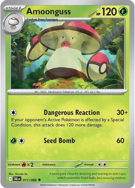 Amoonguss card front
