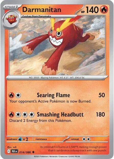 Darmanitan card front