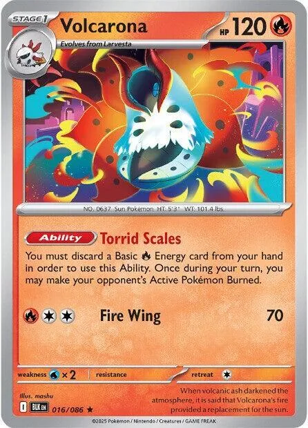 Volcarona card front