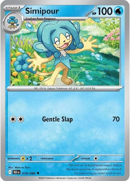 Simipour card front