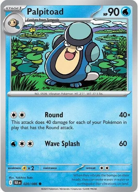 Palpitoad card front