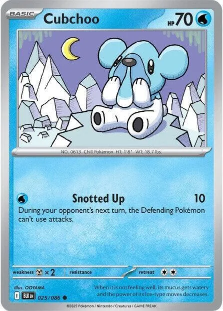 Cubchoo card front