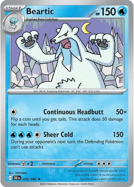 Beartic card front