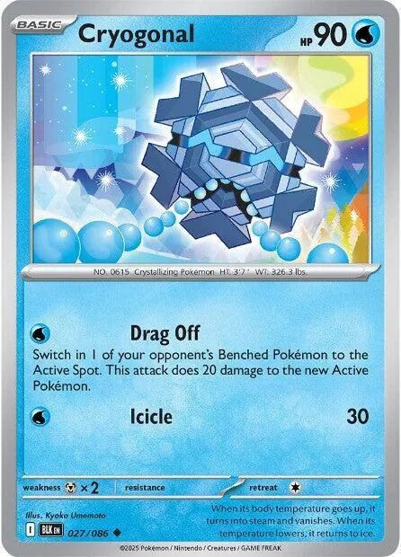 Cryogonal card front