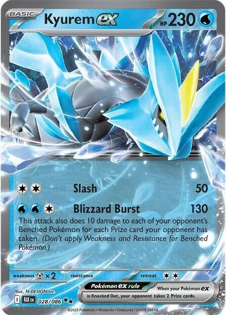 Kyurem ex card front
