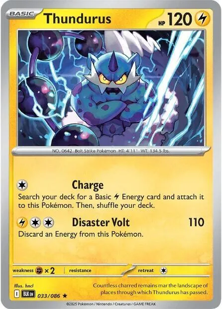 Thundurus card front
