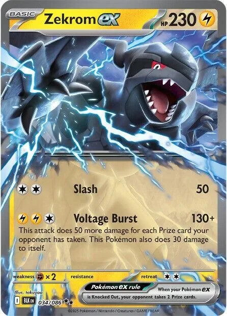 Zekrom ex card front