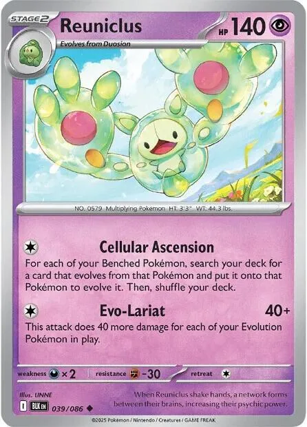 Reuniclus card front