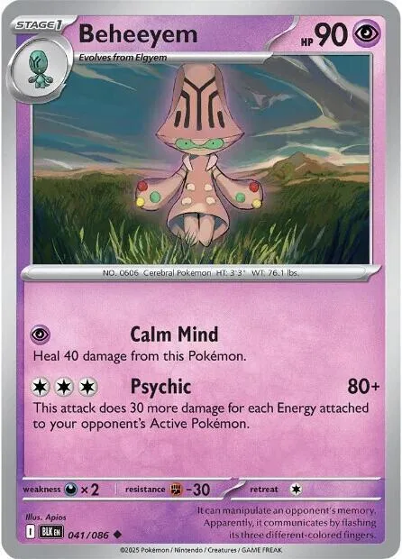 Beheeyem card front