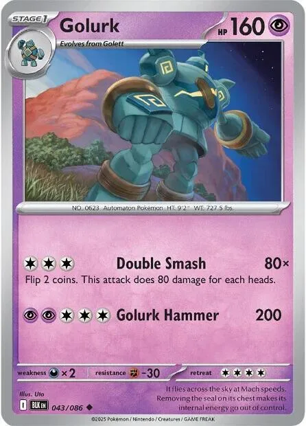 Golurk card front
