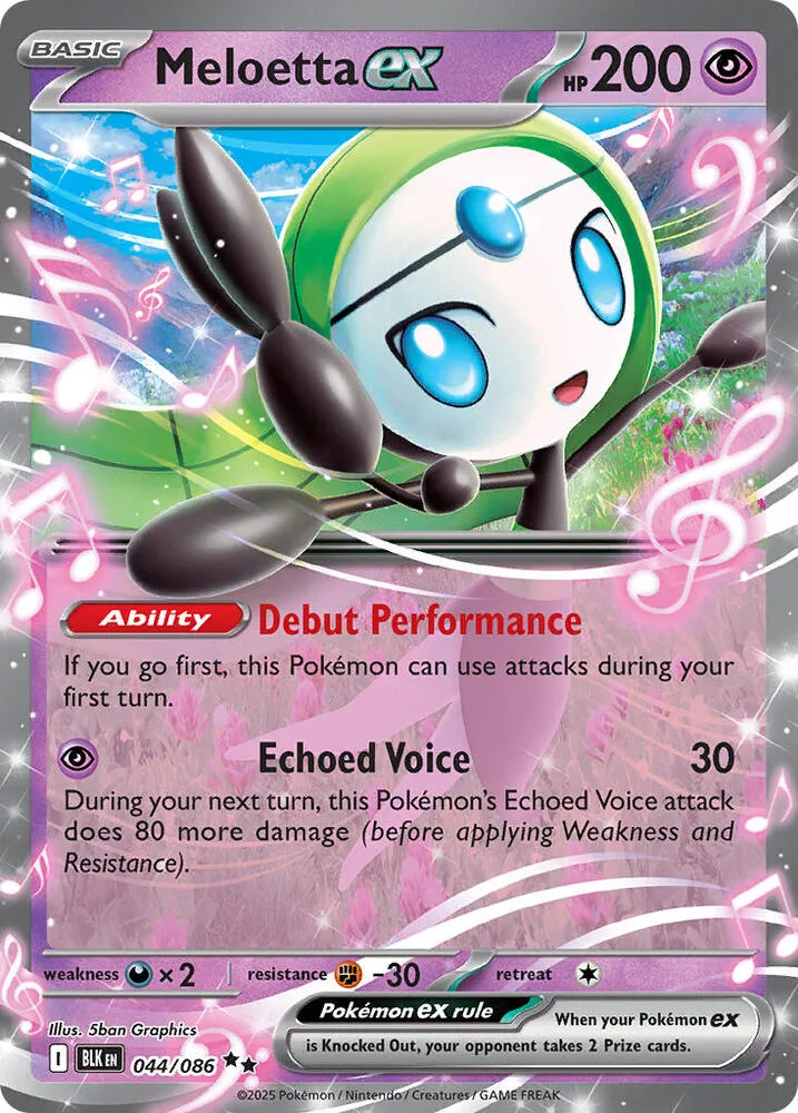 Meloetta ex card front