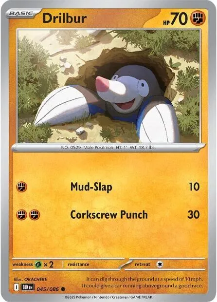 Drilbur card front