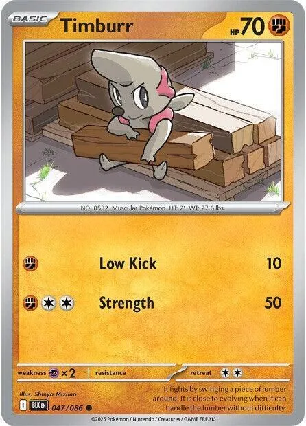 Timburr card front