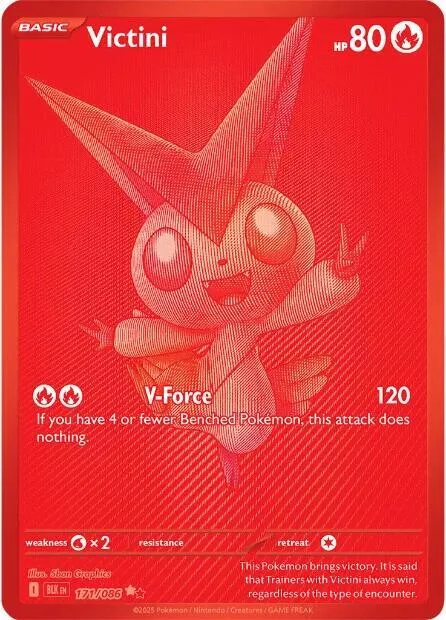 Victini Holofoil card