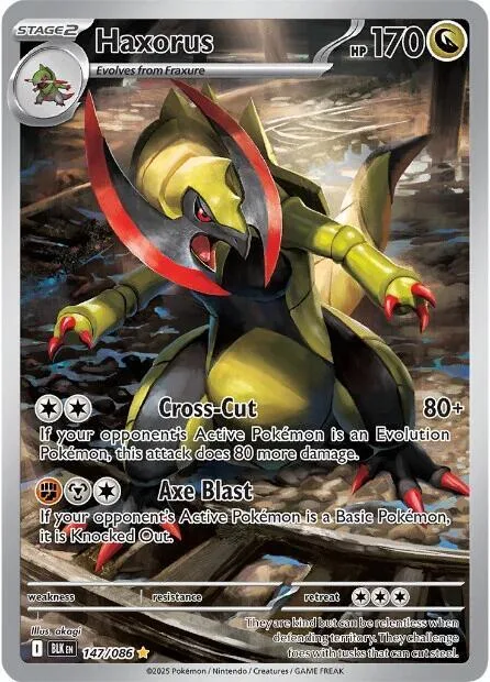 Haxorus Holofoil card
