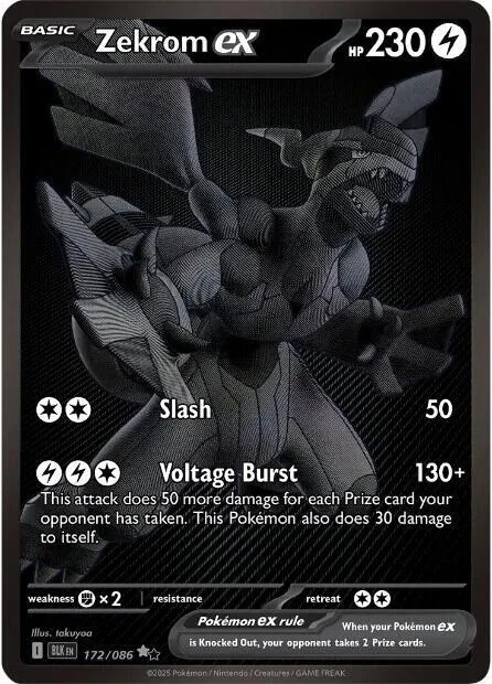 Zekrom ex Holofoil card